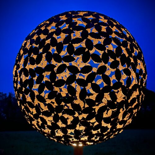 Beech Leaf Sphere Sculpture