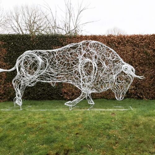 Bull Next To Elliott Sign