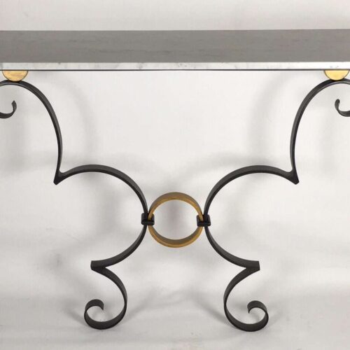 NOIR ET D'OR CONSOLE TABLE