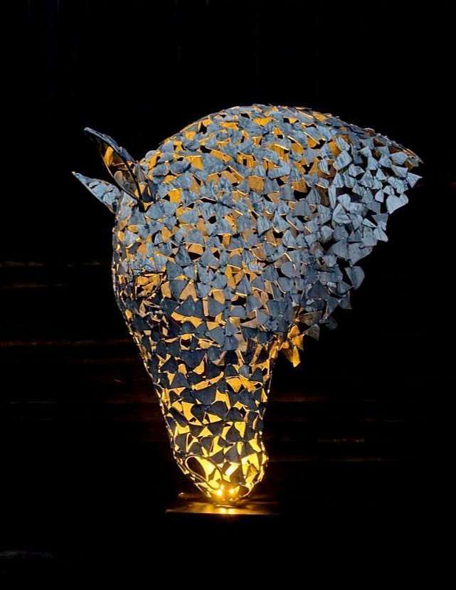 Horse Head Sculpture