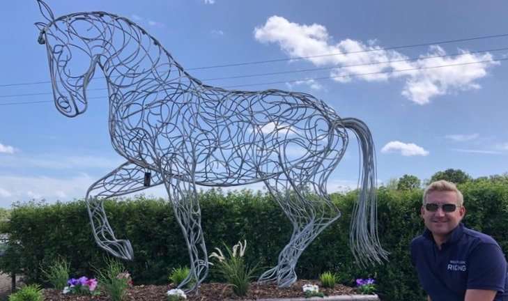 Image of an equine sculpture