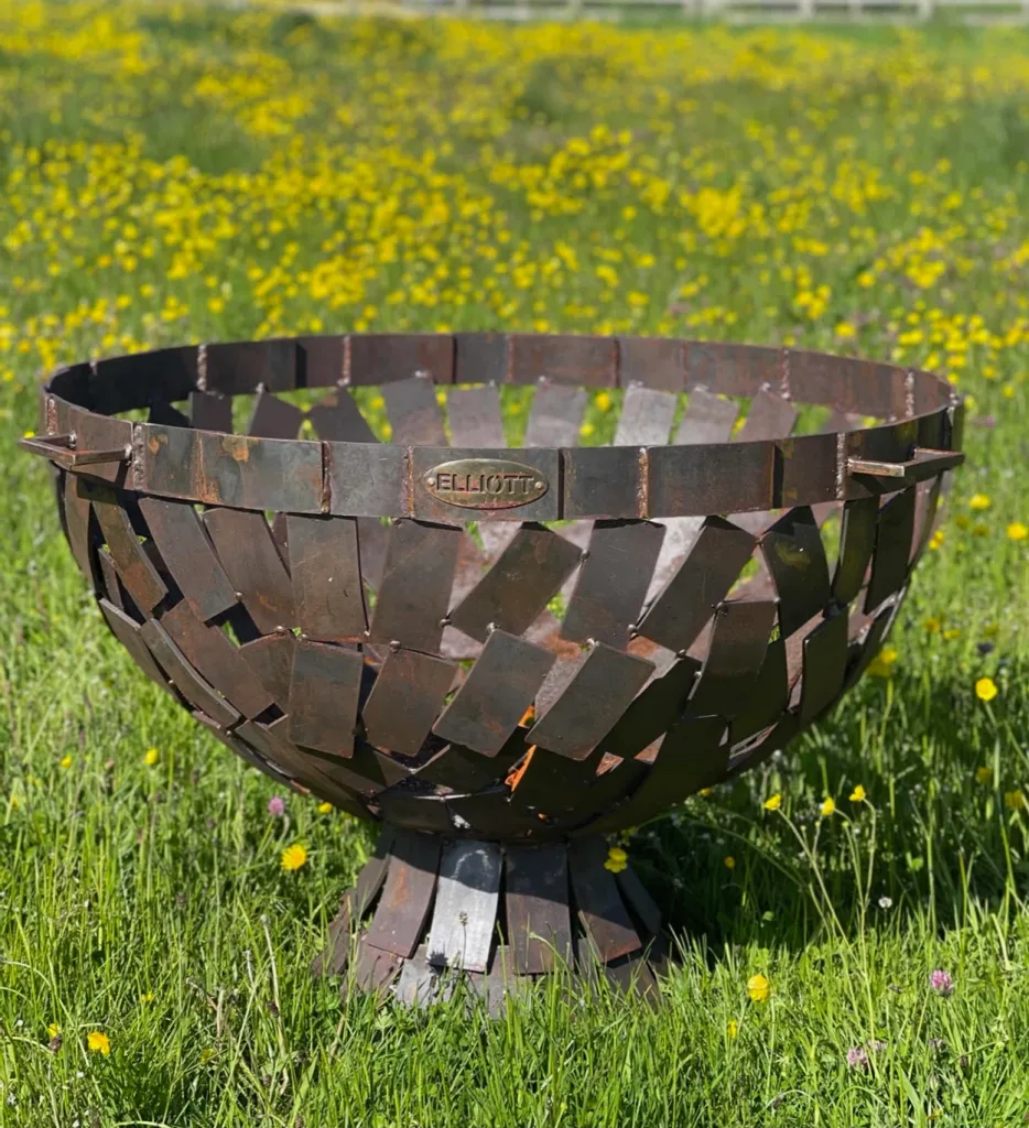 Small Fire Pit In Buttercup Field