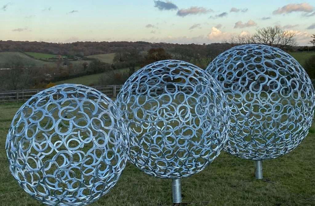 trio of spheres