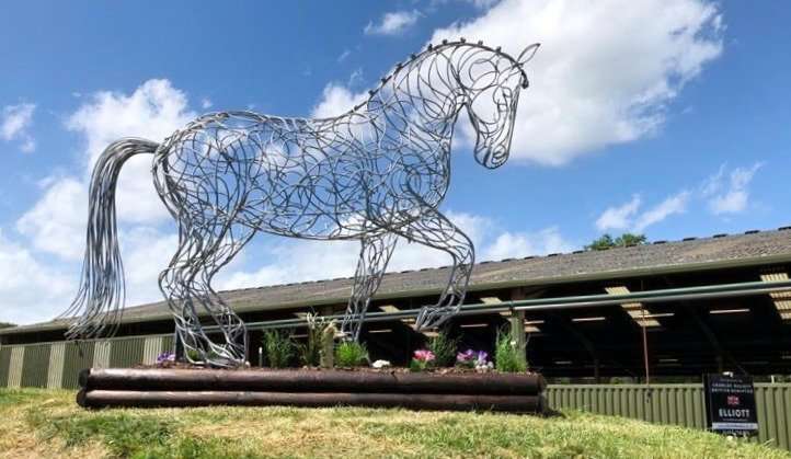 Straight From The Horses Mouth Sculpture