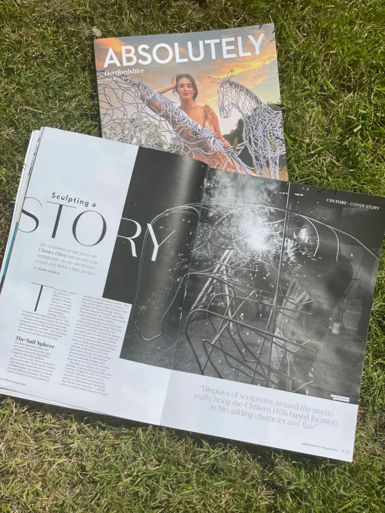 Sculpting Article In Absolutely Magazine