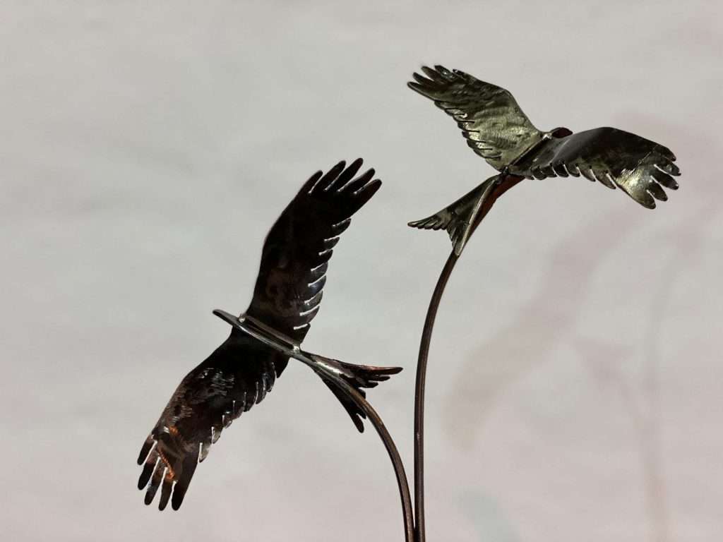 Zoomed In Two Birds