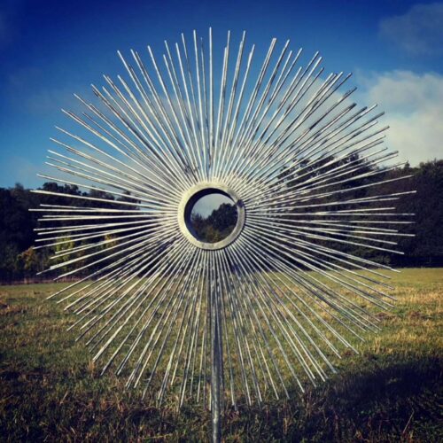 Peacock Circle Sculpture