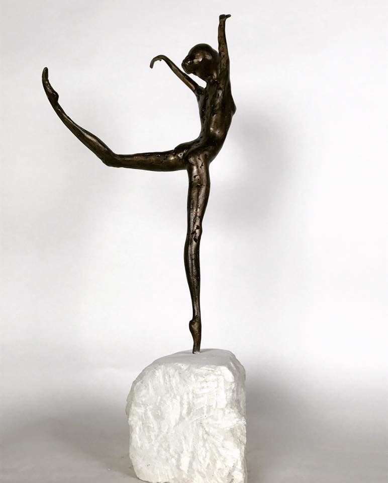 Coryphée 2017 Bronze Sculpture back