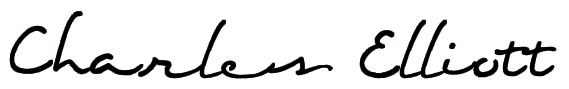 Charles Elliott Signature