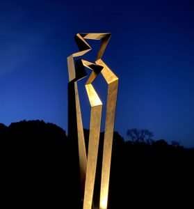 mother and child abstract sculpture