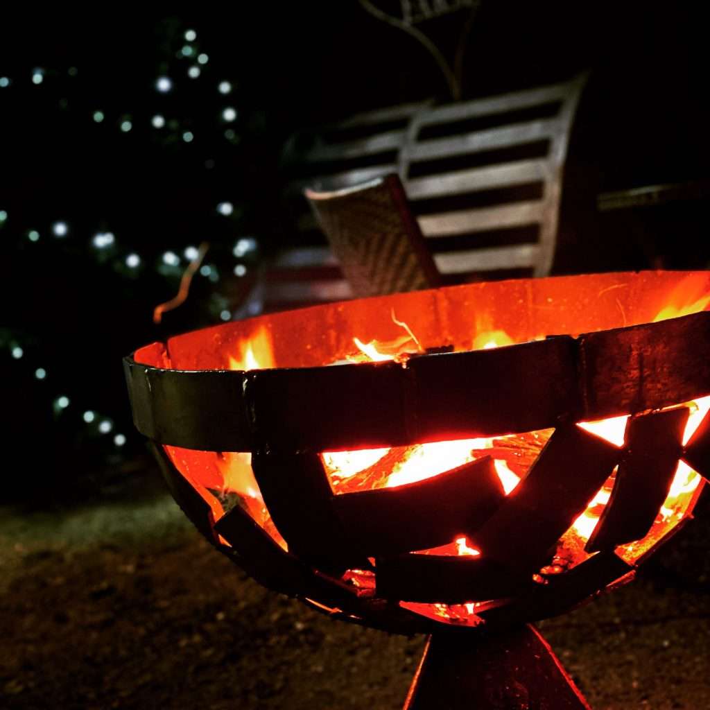 Fire In The Winter Garden