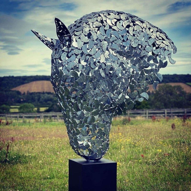 Silver Horse Head