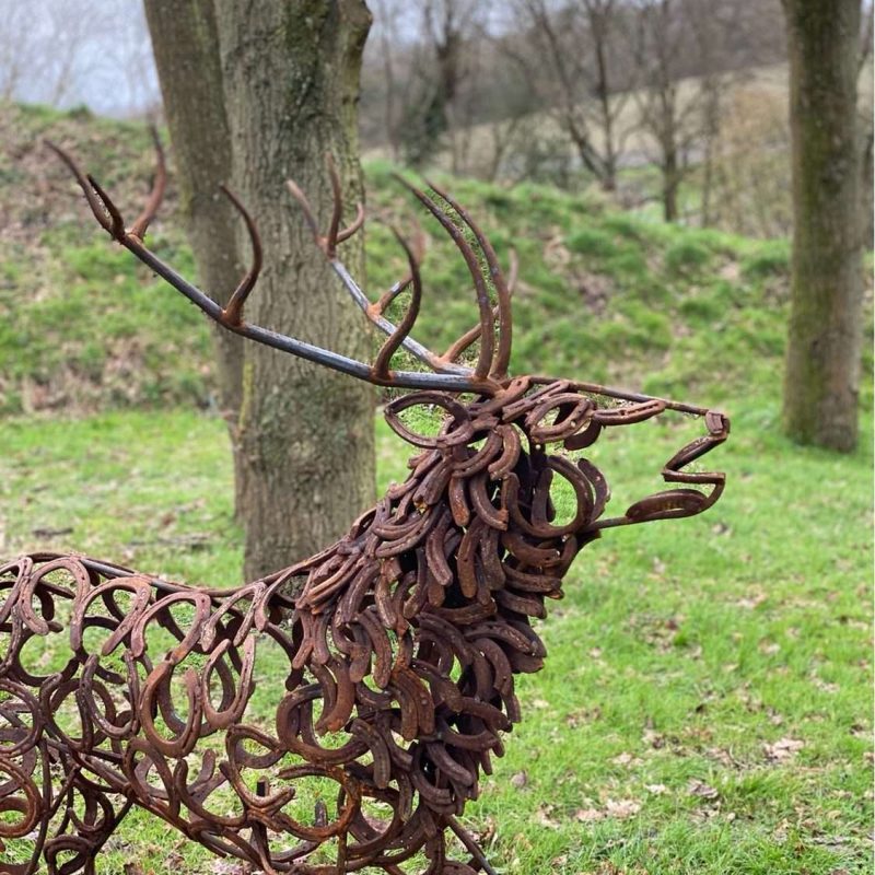 Stag Head Sculpture