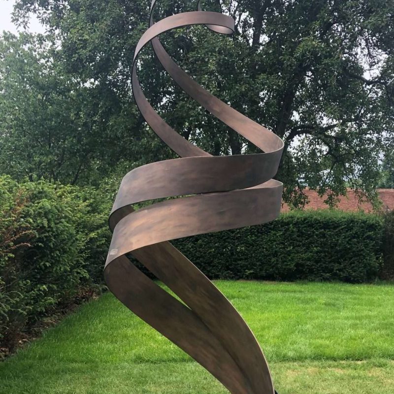 BRONZE PATINA SPIRAL M