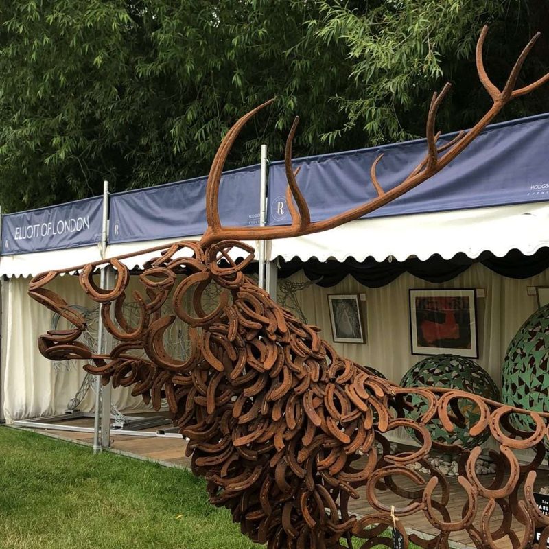 Large Bellowing Stag Sculpture