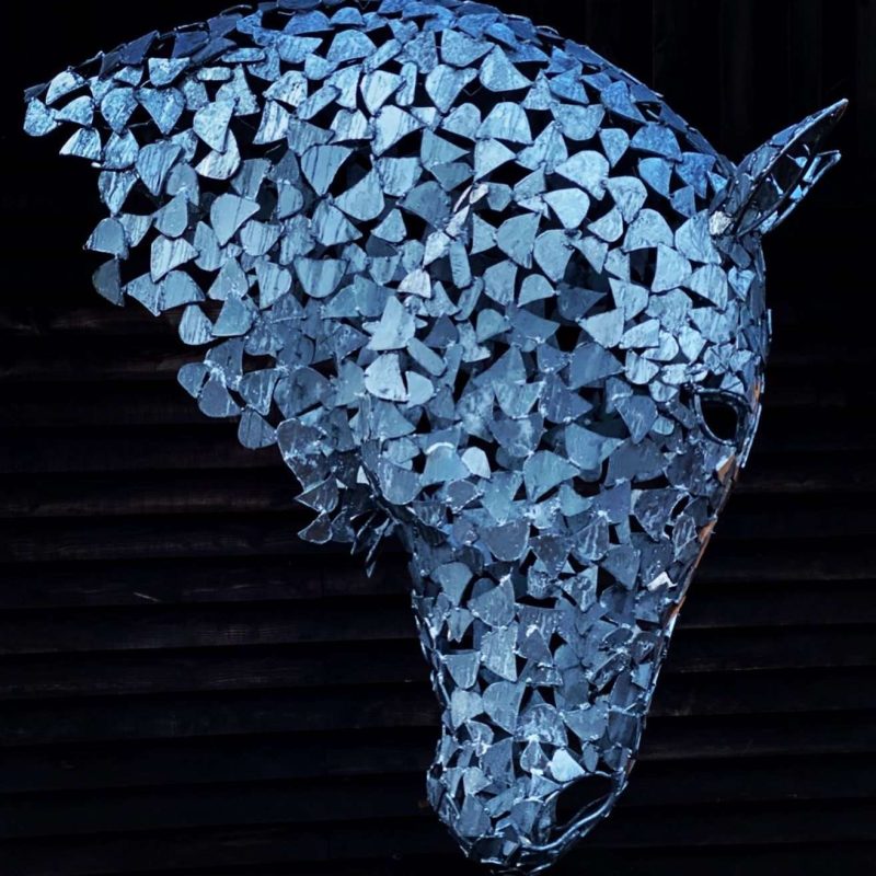 Silver Horse Head