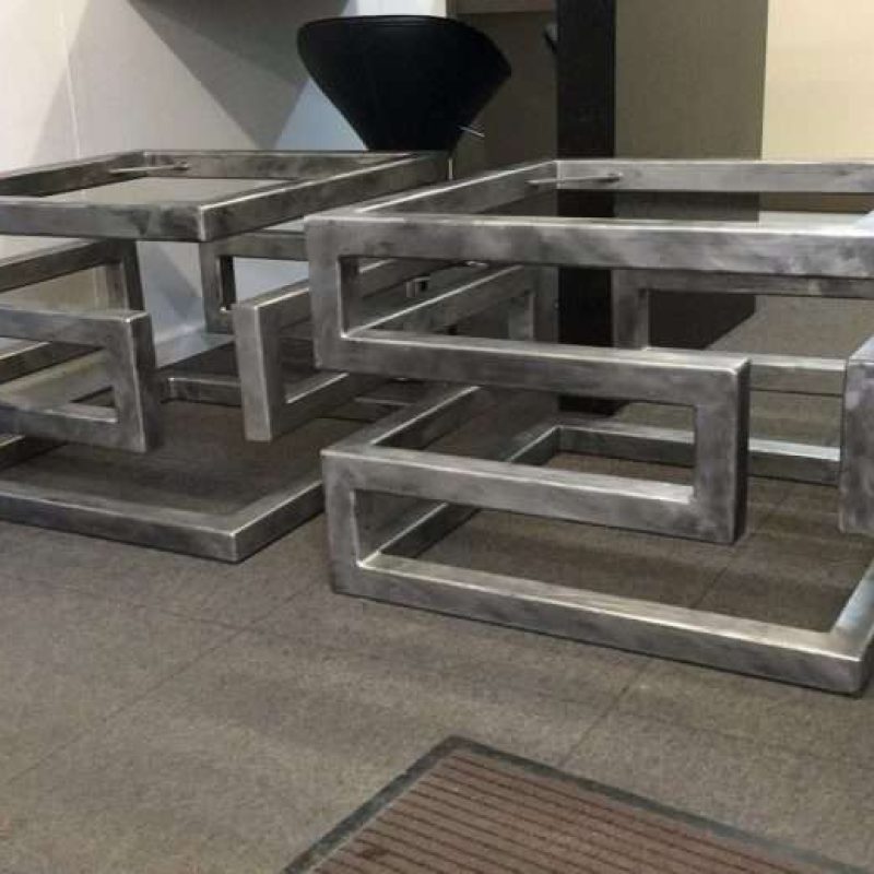 Two Lien Croix Side Tables