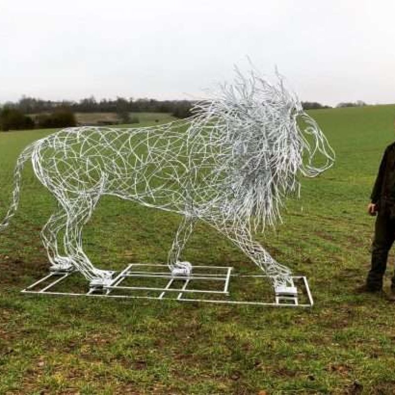 ELLIOTT OF LONDON LION SCULPTURE