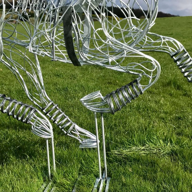 Feet Of Polo Pony Sculpture