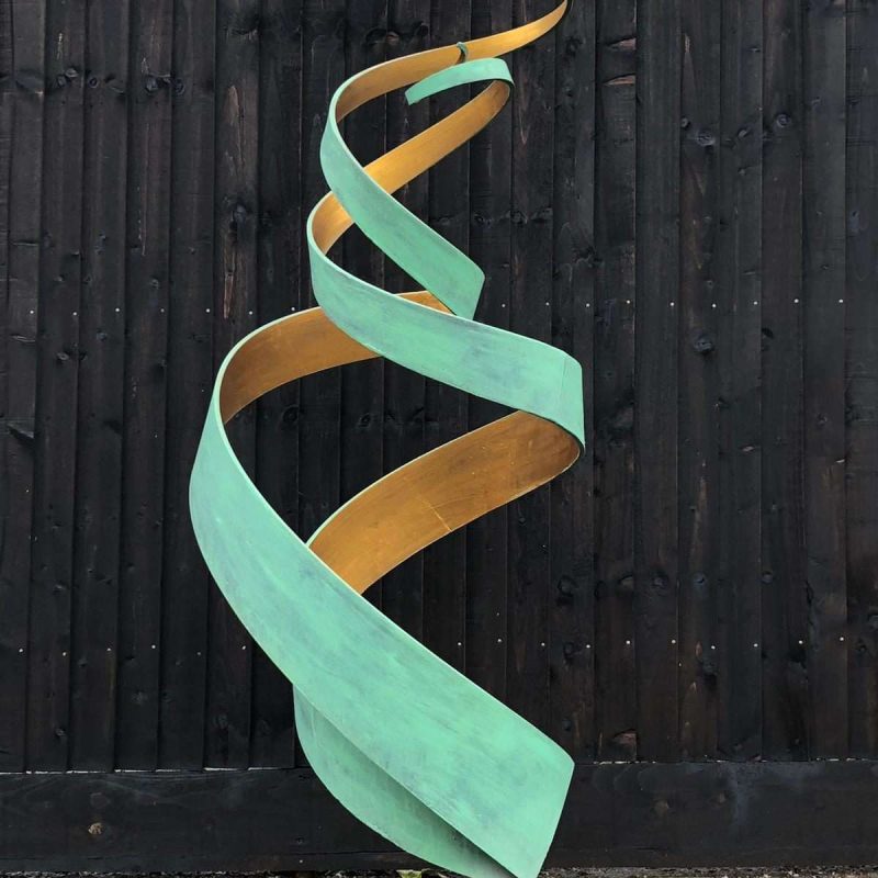 Golden Spiral Abstract Sculpture