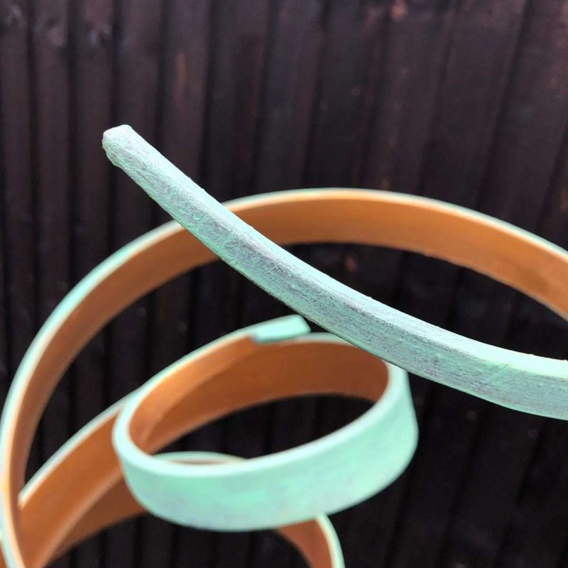 Close Up Of Spiral Abstract Sculpture