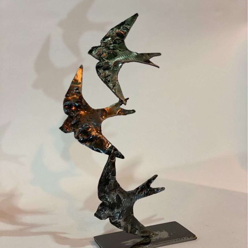 Swifts in Flight in Gallery