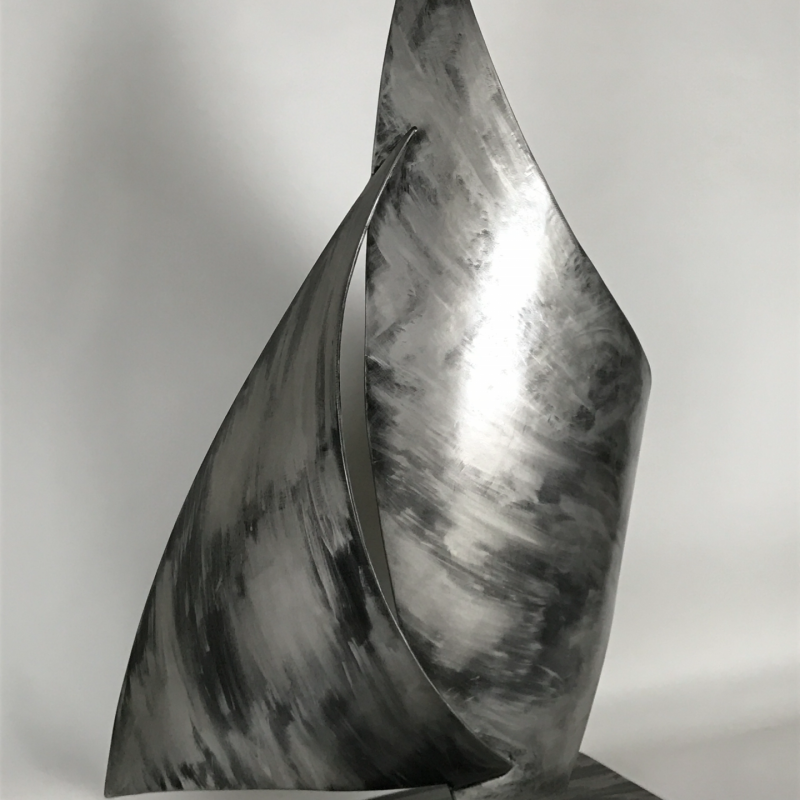 Metal Sail Sculpture