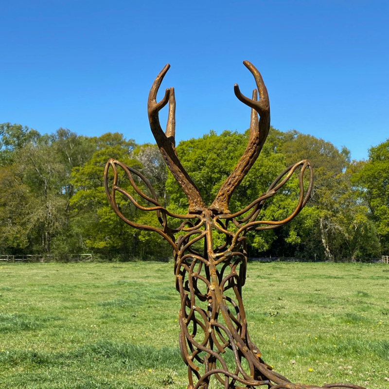 Back of Stag Sculpture