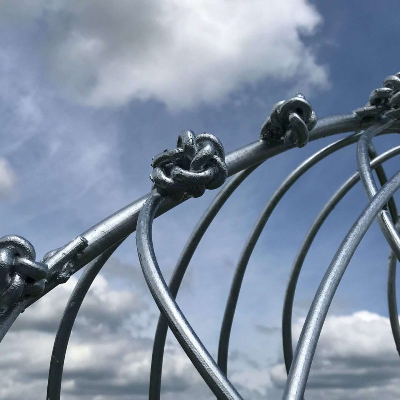 Knots on Horse Sculpture