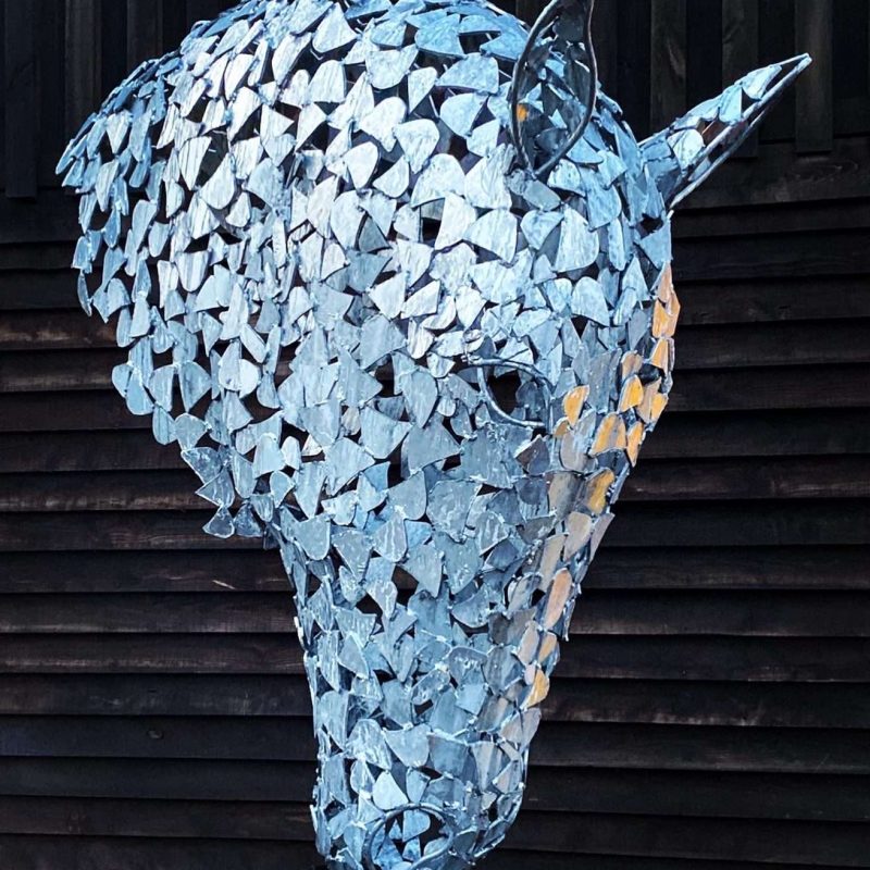 Silver Horse Head Ears