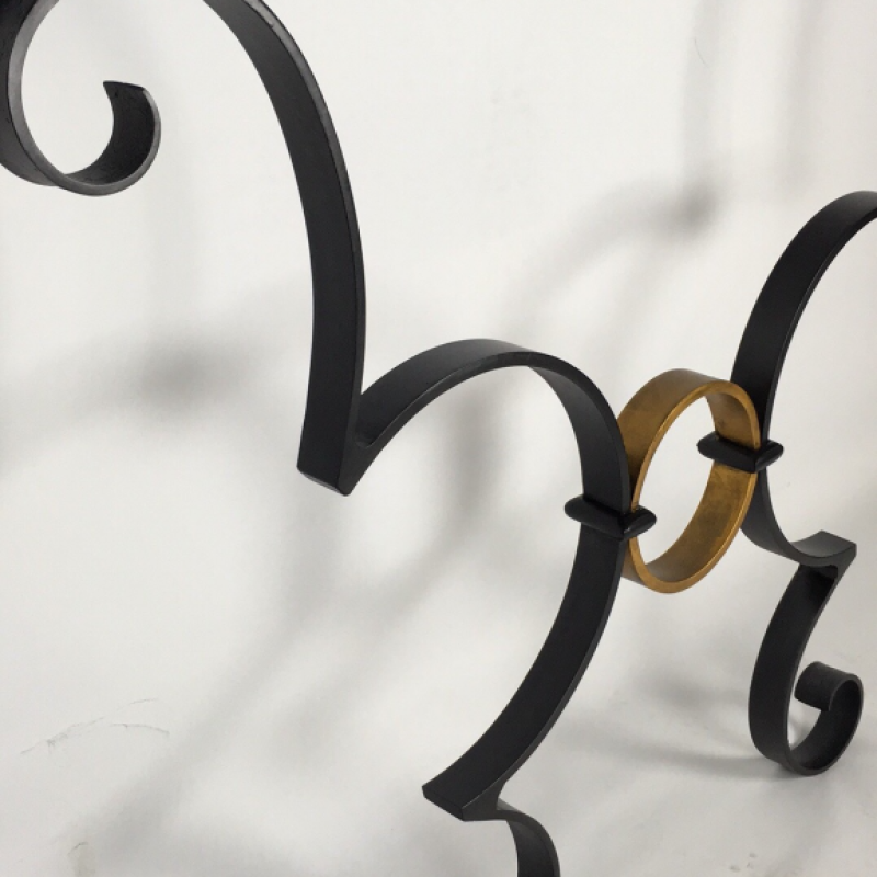 Noir et d'or Console Table