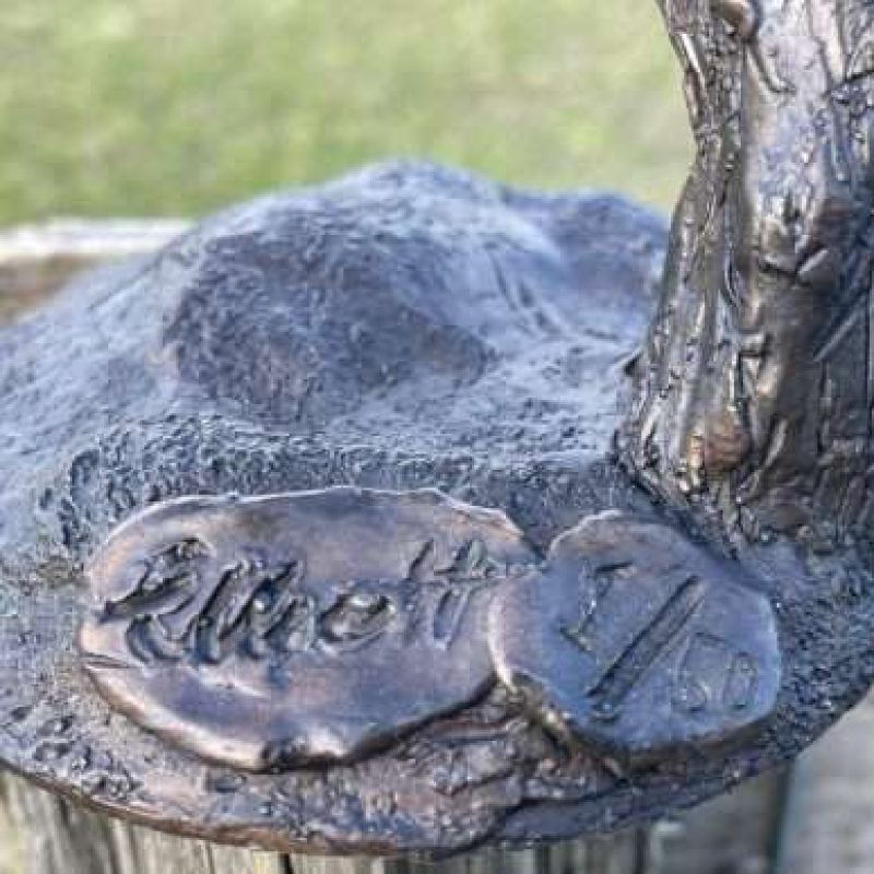 Elliots signature on artwork