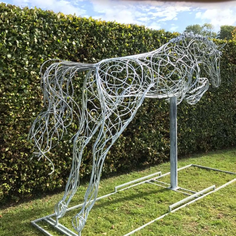 Jumping Horse Side View Structure