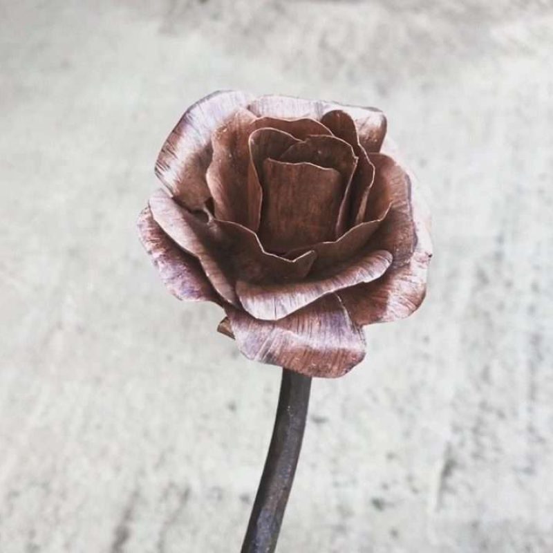 Handmade Metal Rose
