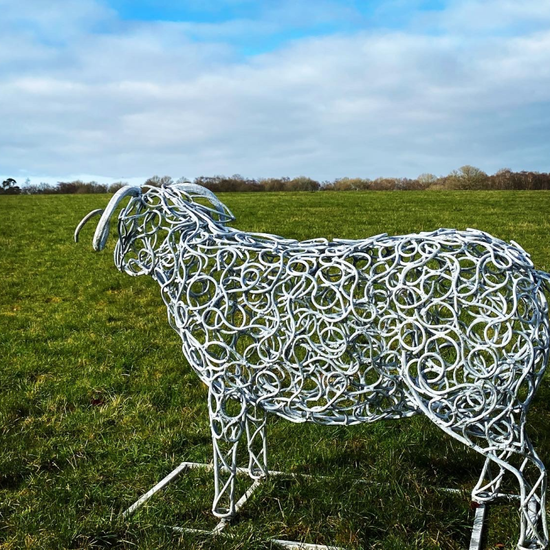 Ram Sheep Scultpure Flock