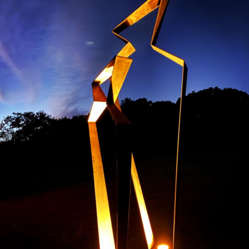 Mother & Child Abstract Sculpture