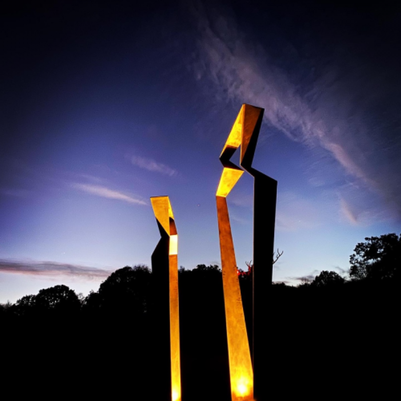 Mother & Child Abstract Sculpture