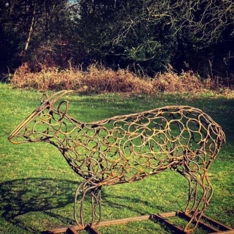 Muntjac Deer Sculpture