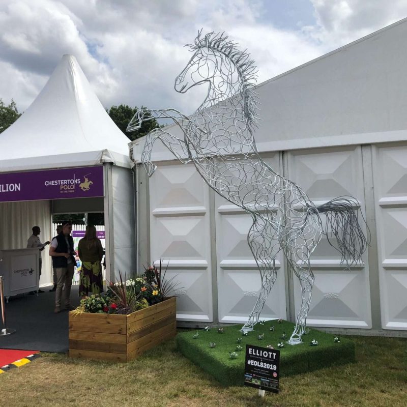 Standing Horse At Chestertons Polo