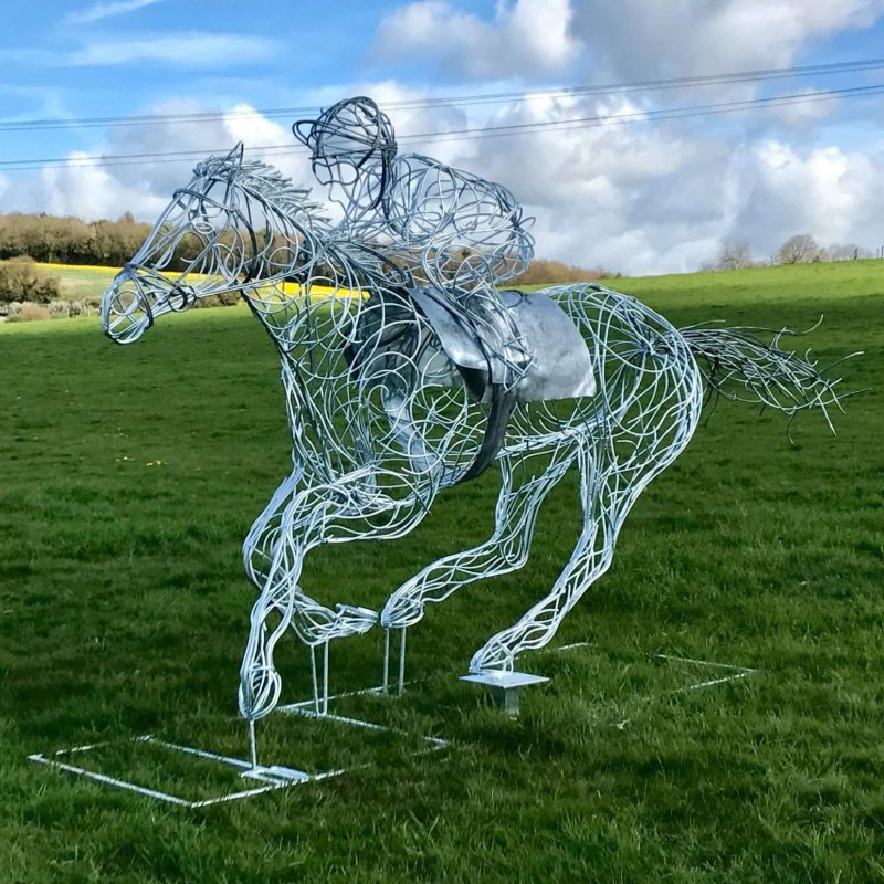 Horse and Jokey Running Design