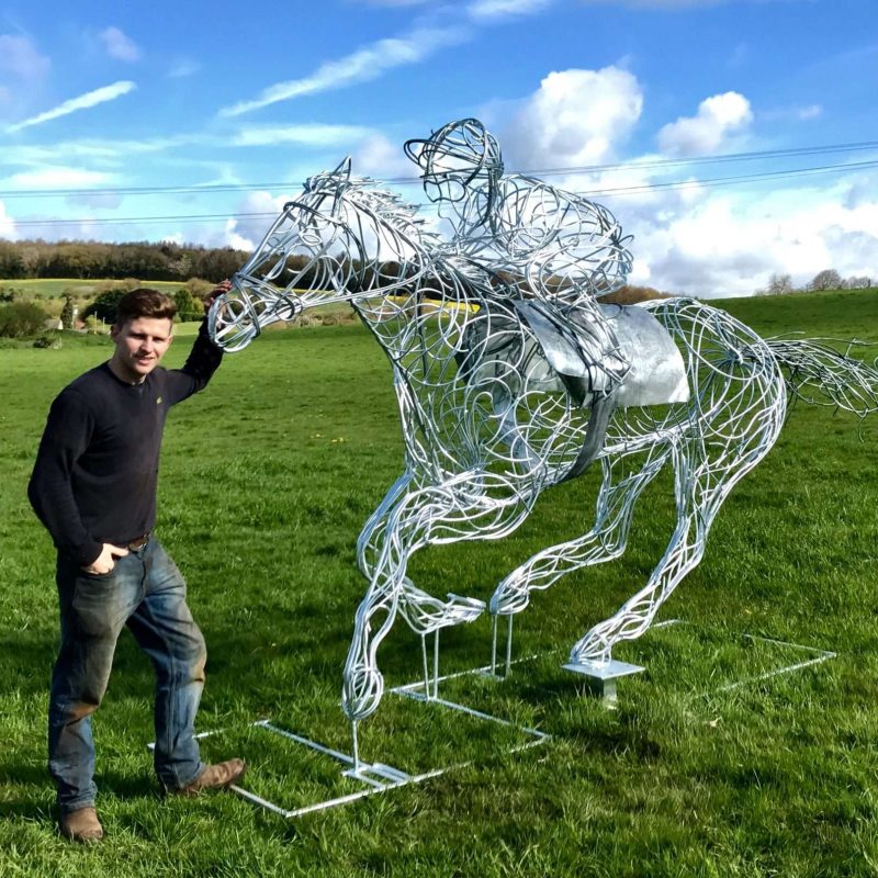 Horse and Jokey Racing Design