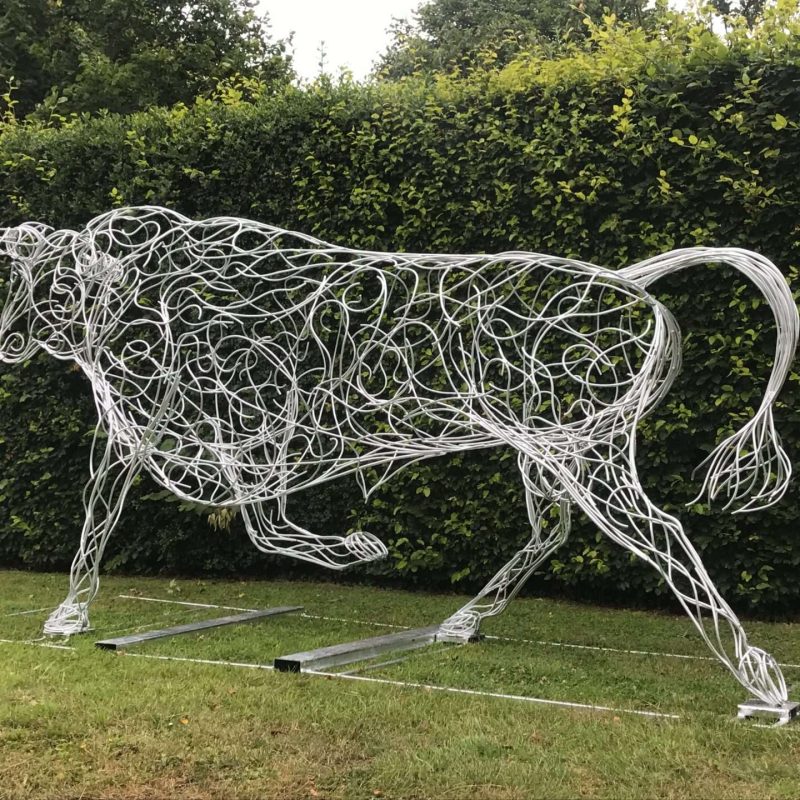 Tail Of Bull Sculpture